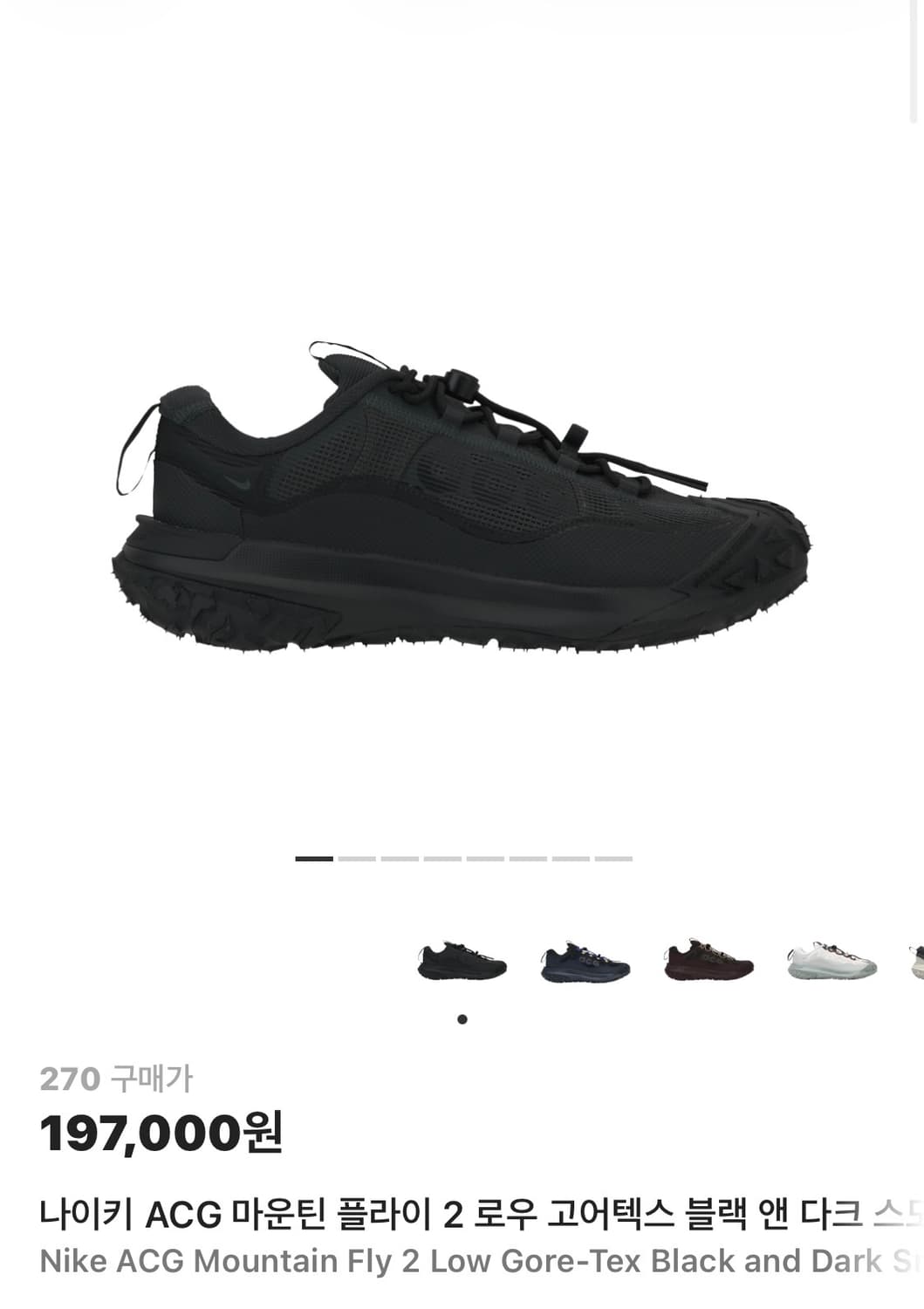 나이키 ACG 마운틴 플라이 2 로우 고어텍스 (270) 상품이미지1