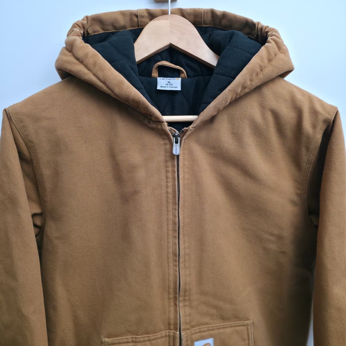 [S] 칼하트 액티브 후드 자켓 브라운 상품이미지3
