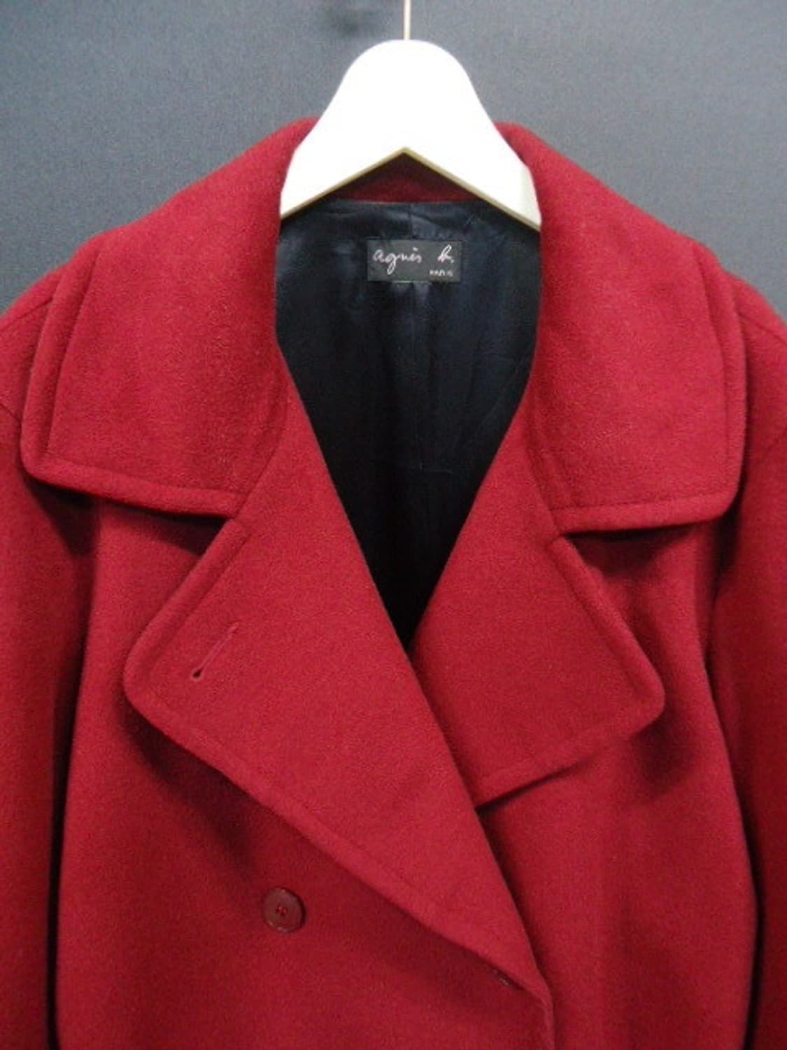 Agnes b 아네스베 오버핏 울 코트 상품이미지2