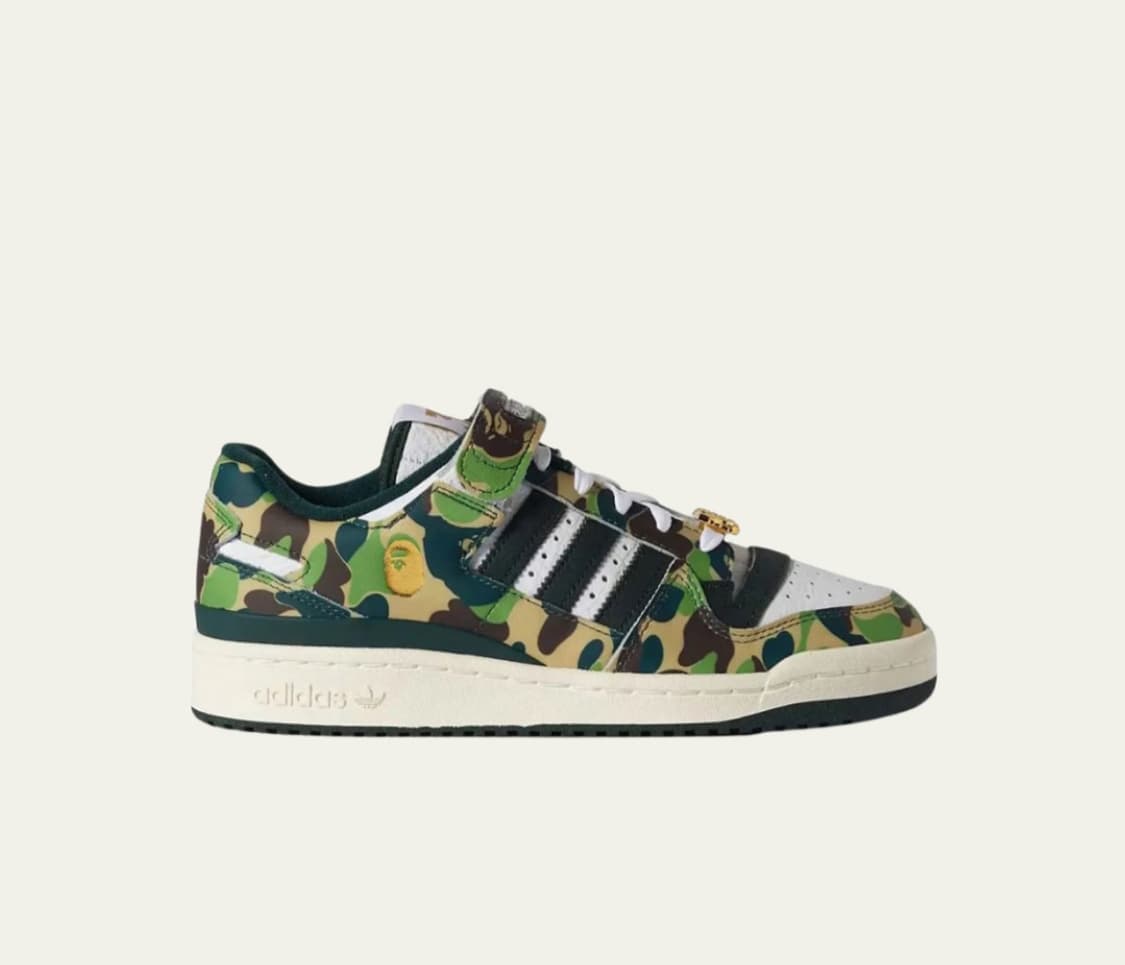 새상품)아디다스 베이프 포럼 그린 카모 260 상품이미지1