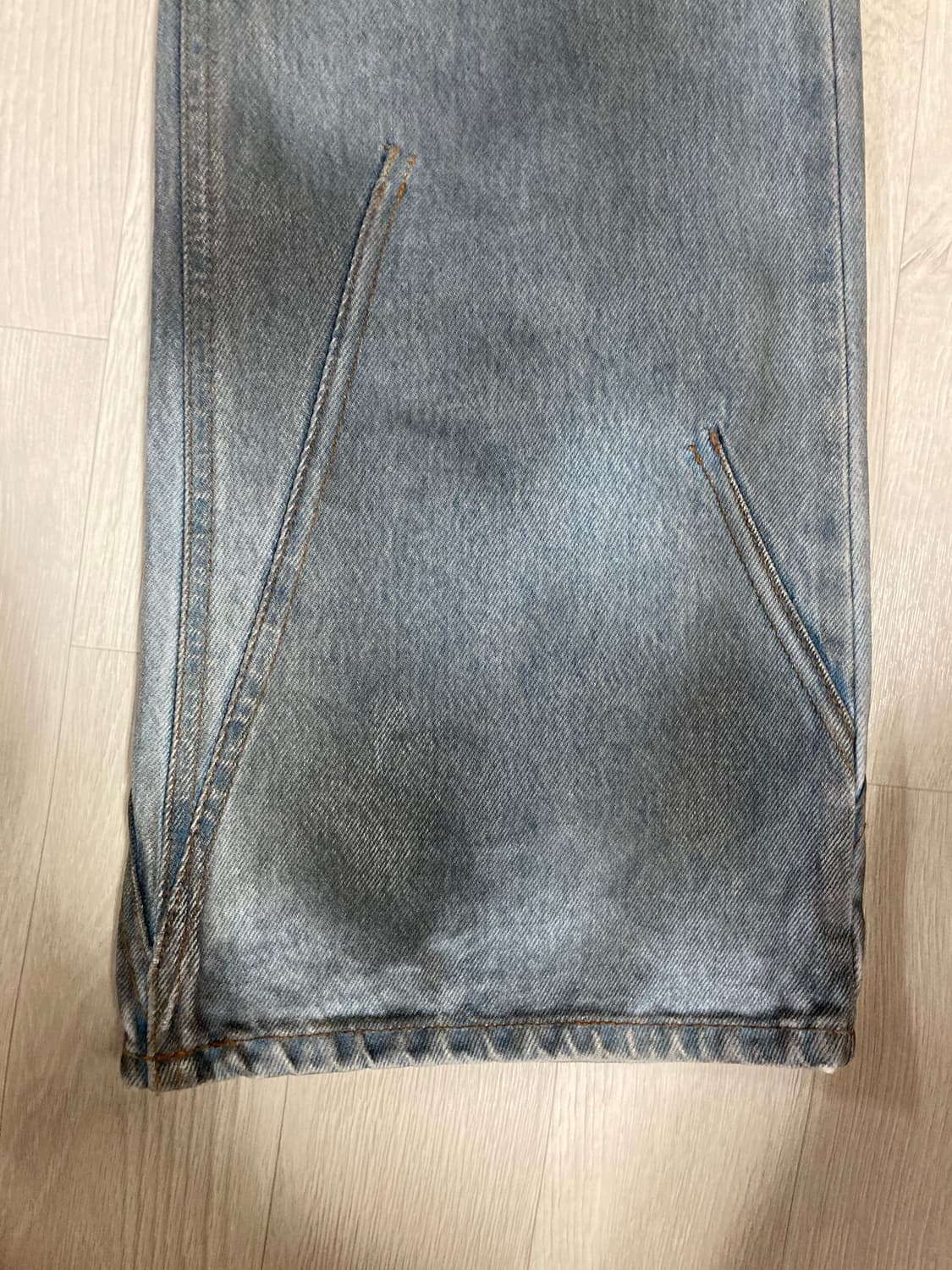 [31] 앤더슨벨 더티 워시드 플레어진 상품이미지4