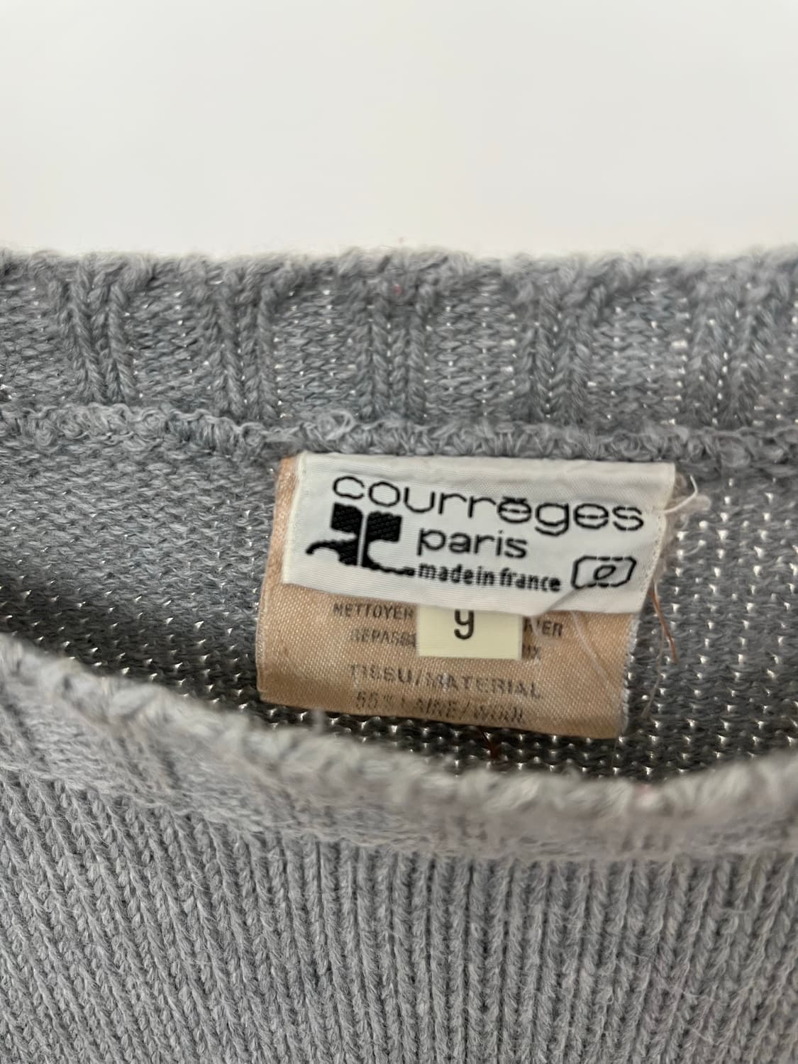 80's courreges knit (made in FRANCE) 상품이미지7