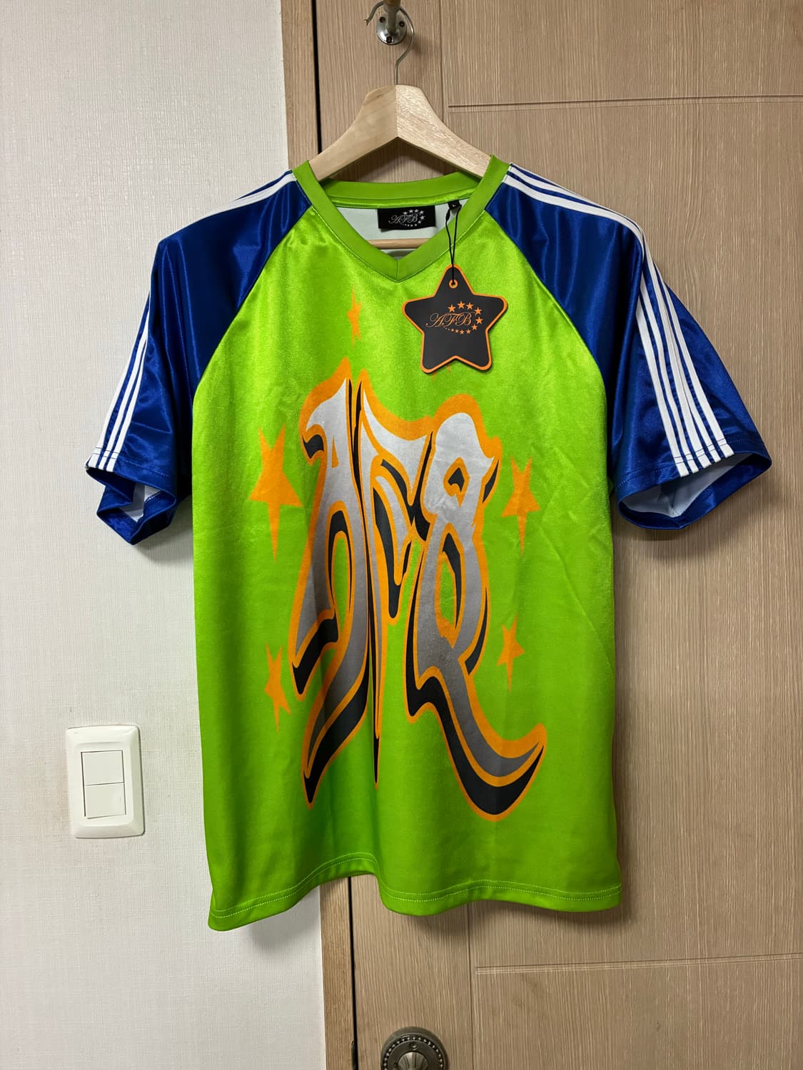 [L]AFB 스포츠 티셔츠 라임 상품이미지1