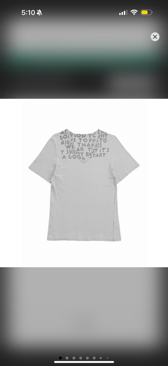 메종 마르지엘라 V넥 티셔츠 SS11 상품이미지1