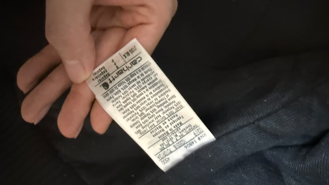 칼하트 샌드스톤 덕 액티브 후드자켓 J130-BLK 블랙 상품이미지2