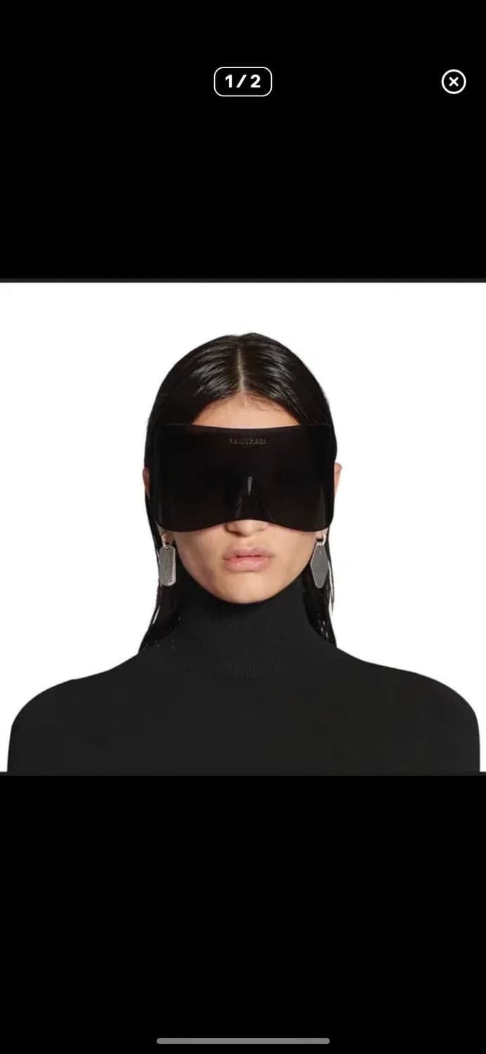 발렌시아가 렉탱글 마스크 선글라스 상품이미지2