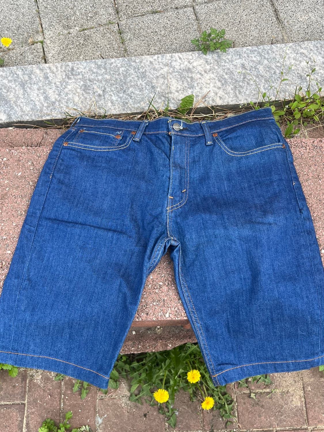 리바이스 511 W34 L34 빈티지 데님 반바지 상품이미지1