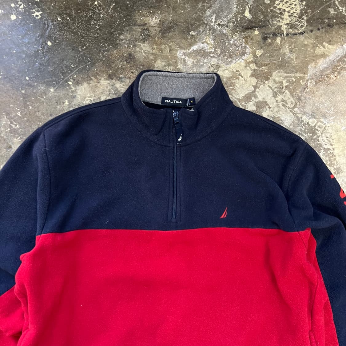 XL) 90s 노티카 신칠라 플리스자켓 후리스 아메카지 워크웨어 고프코어 상품이미지4