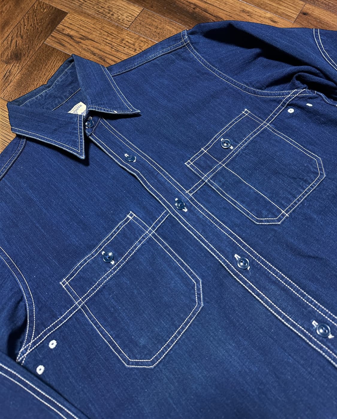 Powr house 토요엔터프라이즈 샴브레이 셔츠 상품이미지3