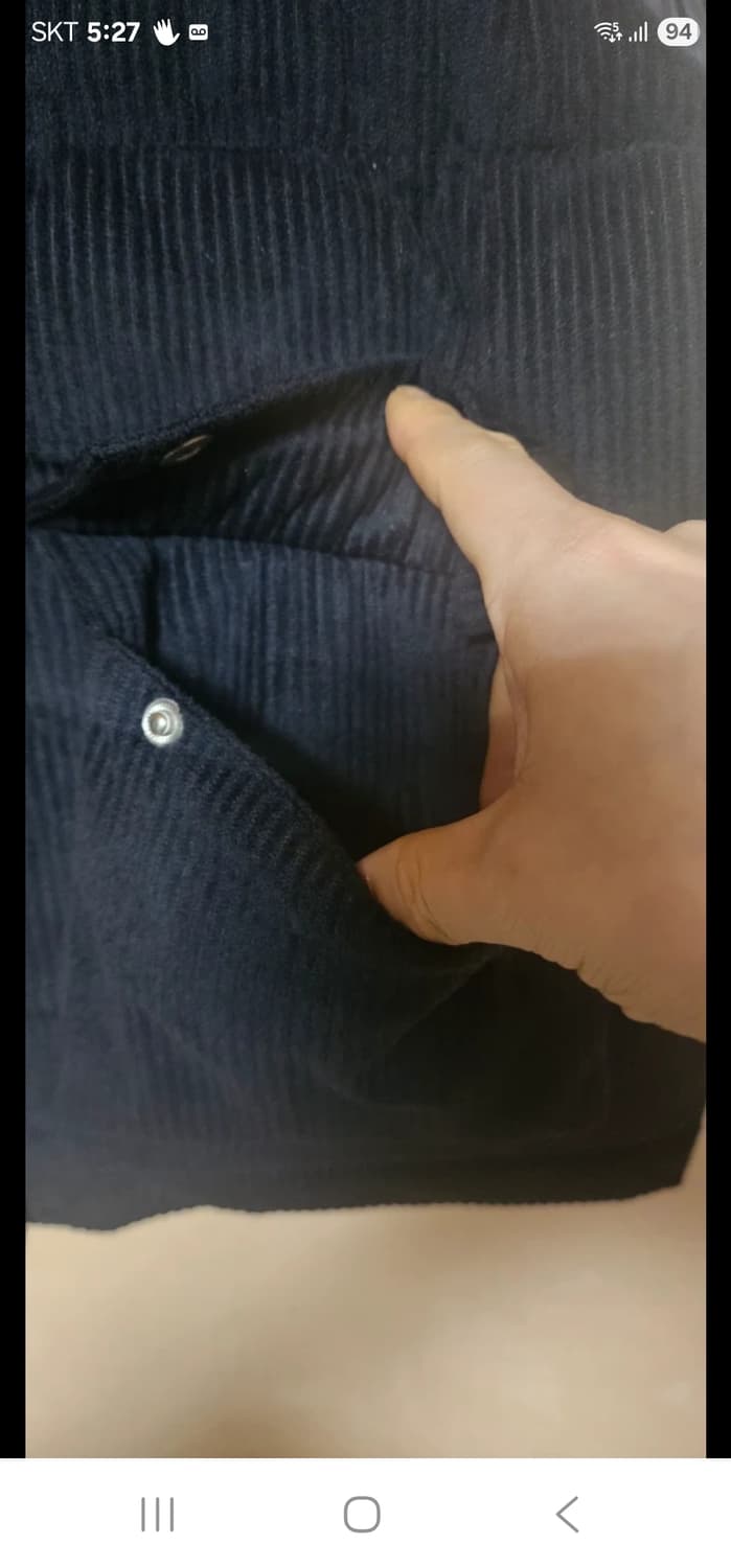 제이비엘 여성 골덴 패딩조끼 새거급 프리사이즈 가격팍인하 상품이미지5