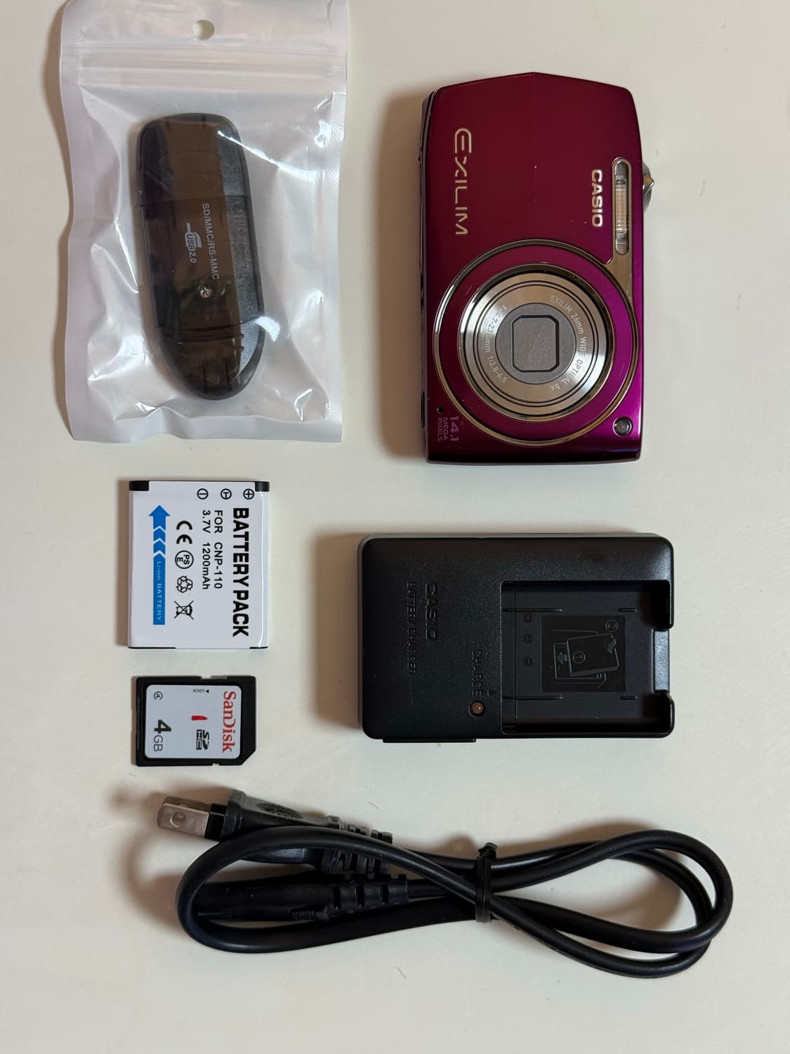 카시오 ex- z2300 모카디카(풀구성/작례있음) 상품이미지2