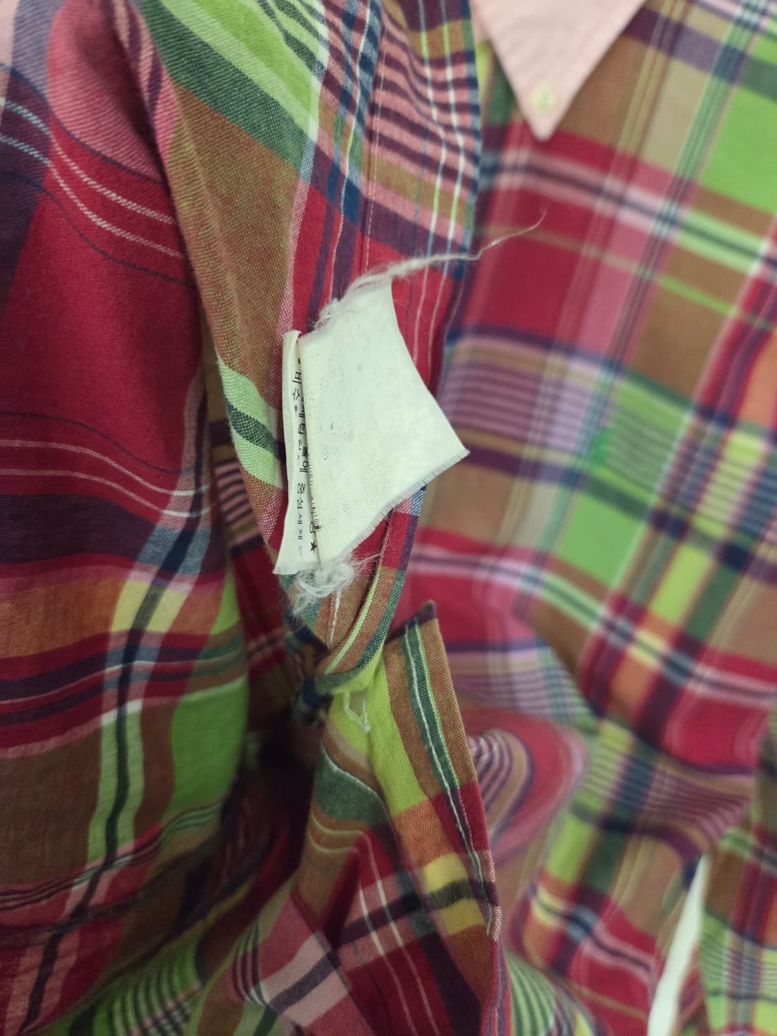 폴로 남성 체크 셔츠 상품이미지3