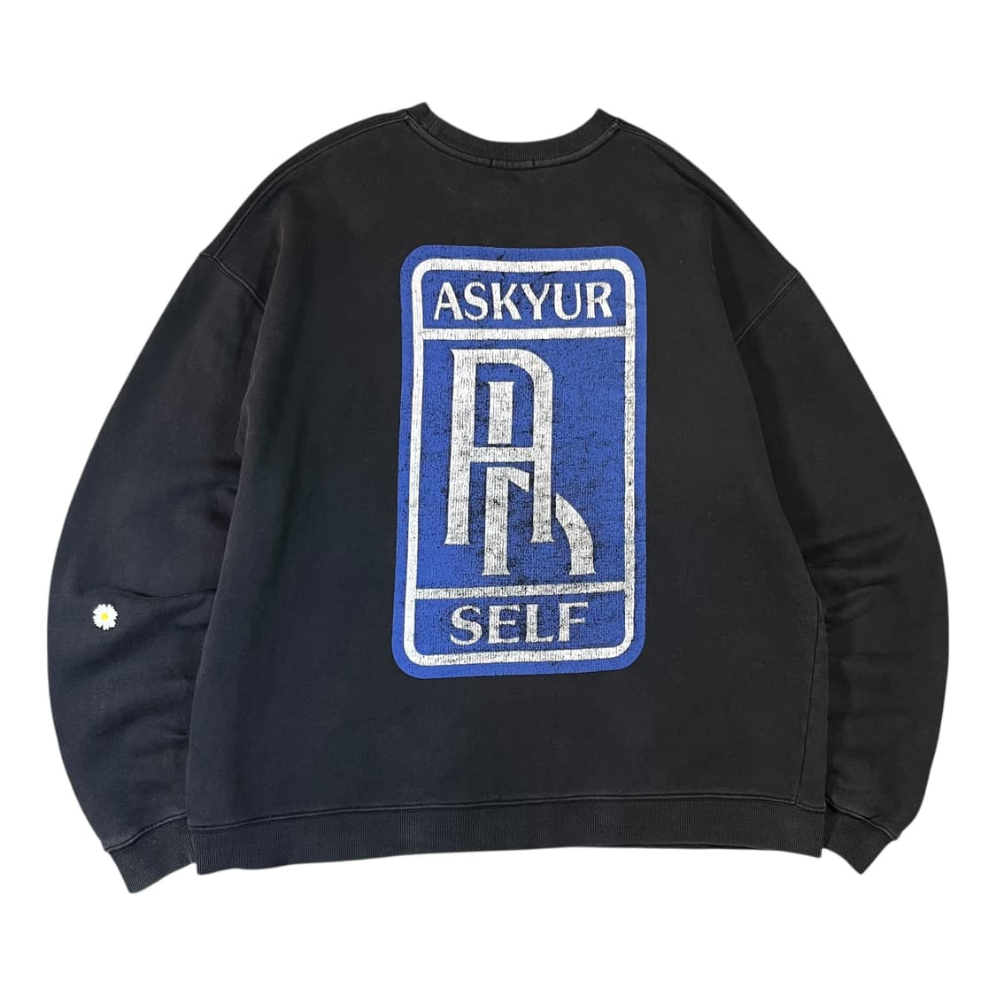 ASKYURSELF 에스크유어셀프 빅로고 맨투맨 상품이미지1