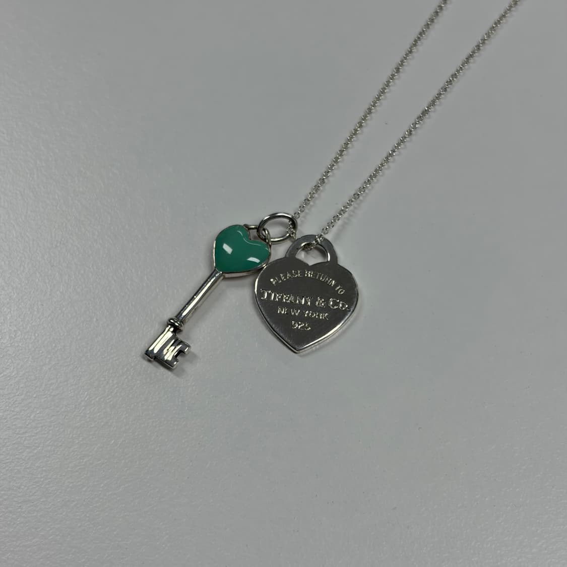 티파니앤코 하트/민트태그키 목걸이 상품이미지1