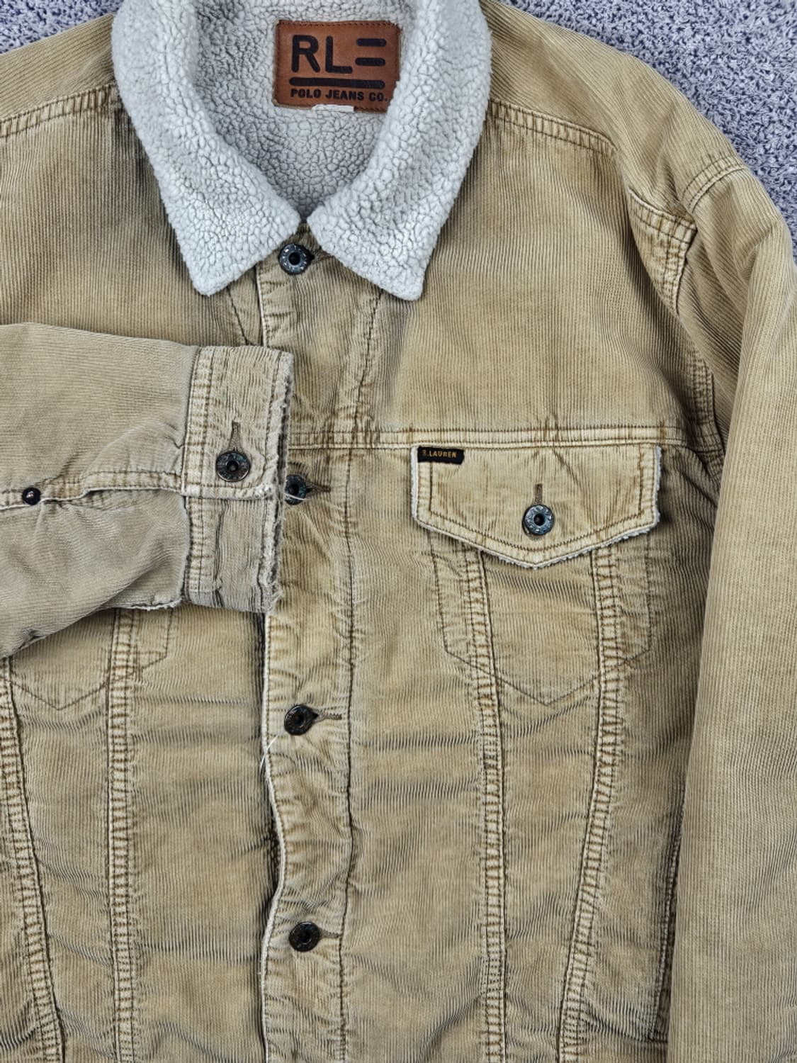 폴로진스컴퍼니 코듀로이 쉐르파 트러커 자켓 (상세설명참조) / 10304 상품이미지6