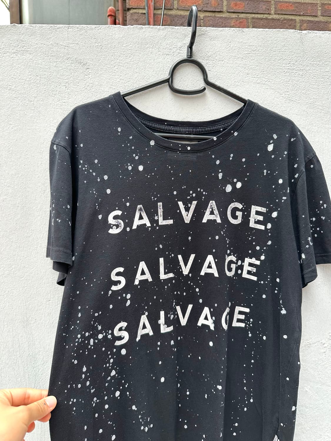 Salvage Public 스플래터 로고 반팔 티셔츠 상품이미지3