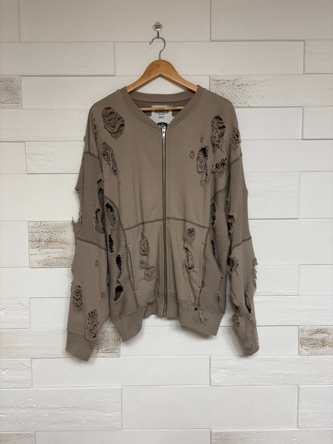 카브엠트 와이드 립 컷 집업 상품이미지1