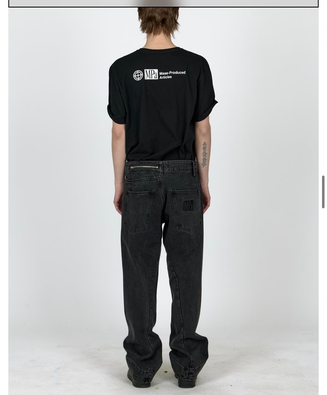 MPa DRIFT DENIM PANTS (BLACK) 상품이미지1