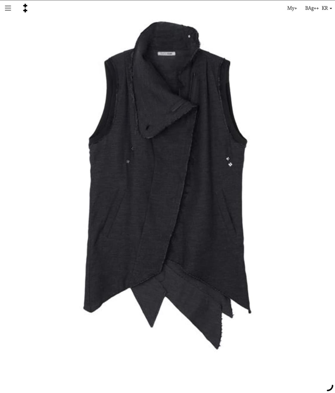 구매) Harteordemn Oblique Long Vest 상품이미지1