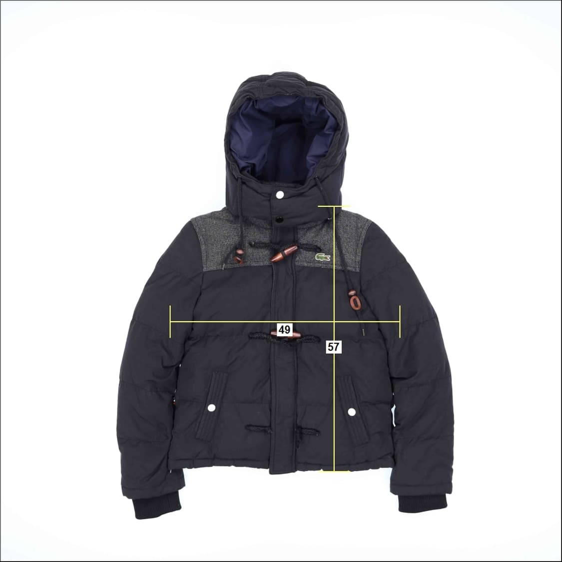 [46] 라코스테 여성 모 덕다운 숏 패딩 N7072 상품이미지7