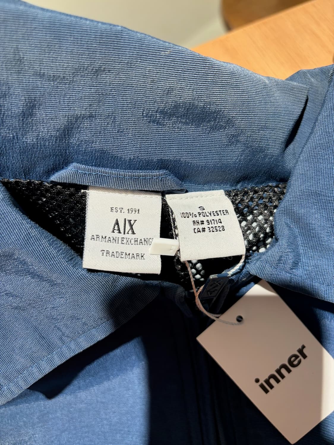 Armani Exchange 배색 나일론 윈드브레이커 S 상품이미지7