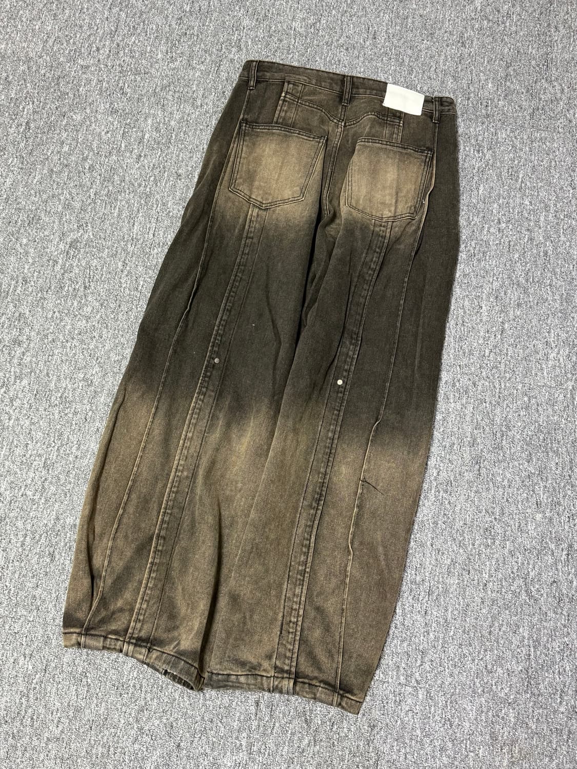 DNSR 멀티 플리츠 사이드 스냅 데님 팬츠 L 상품이미지2