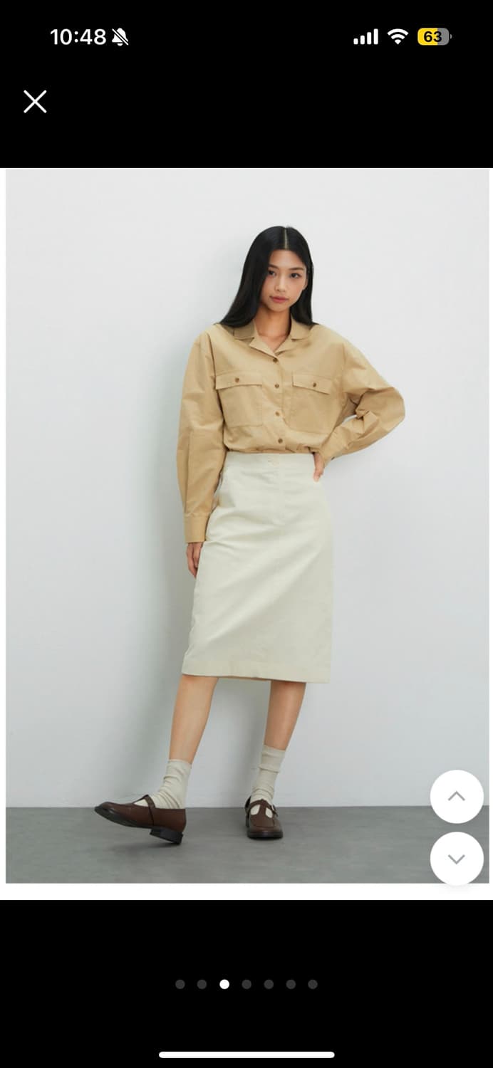 미쏘 mixxo 테일러드 카라 포켓셔츠 상품이미지3