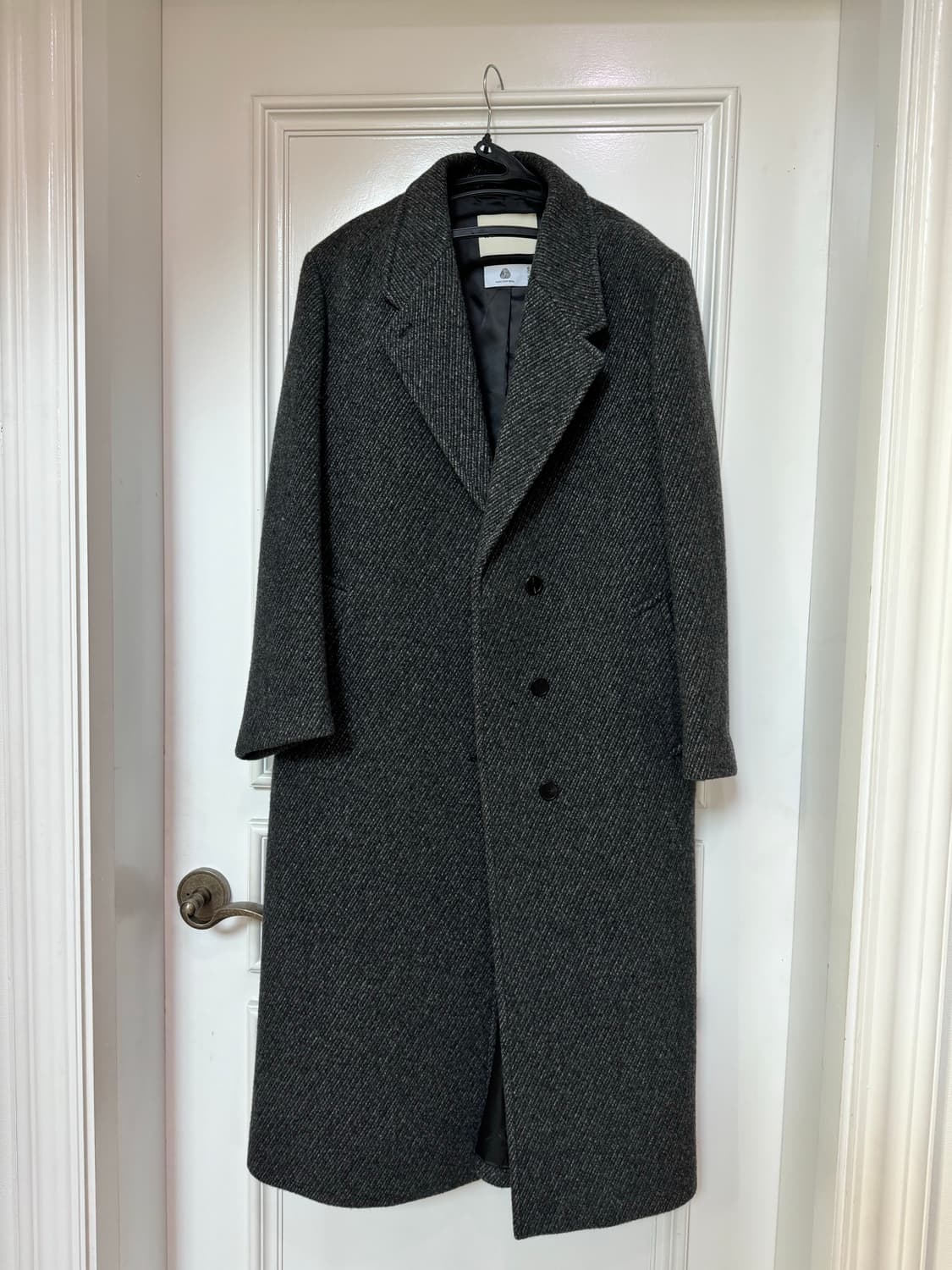 인사일런스우먼 클래식 맥시 코트 S 차콜 상품이미지4