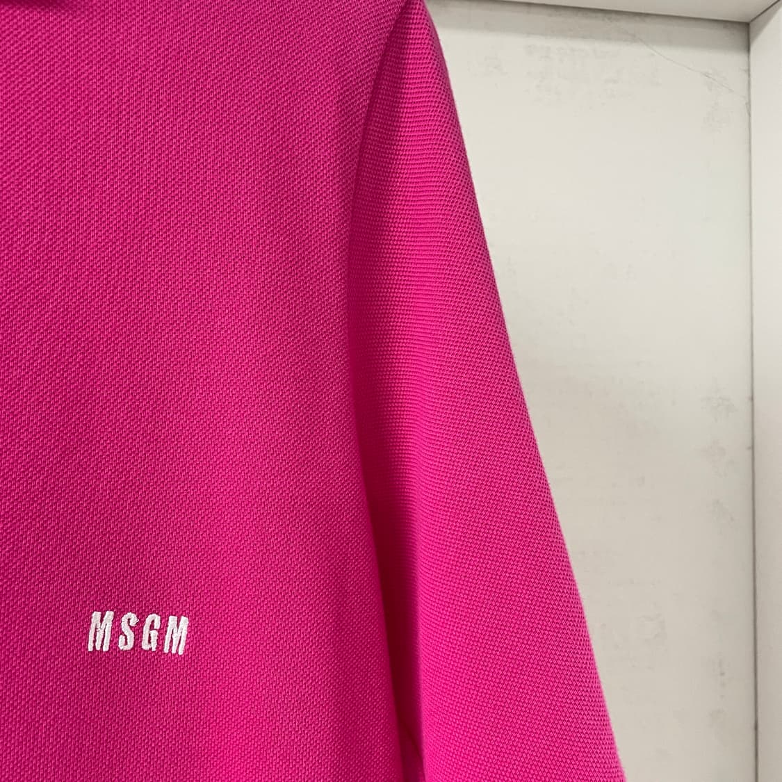 MSGM PK 반팔 카라티 핑크 상품이미지4