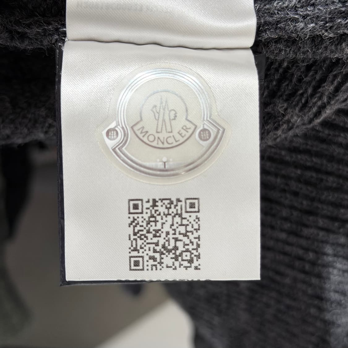 (A+/3XL) / 몽클레어 울 플란넬 믹스 스웨터 니트 그레이 상품이미지9