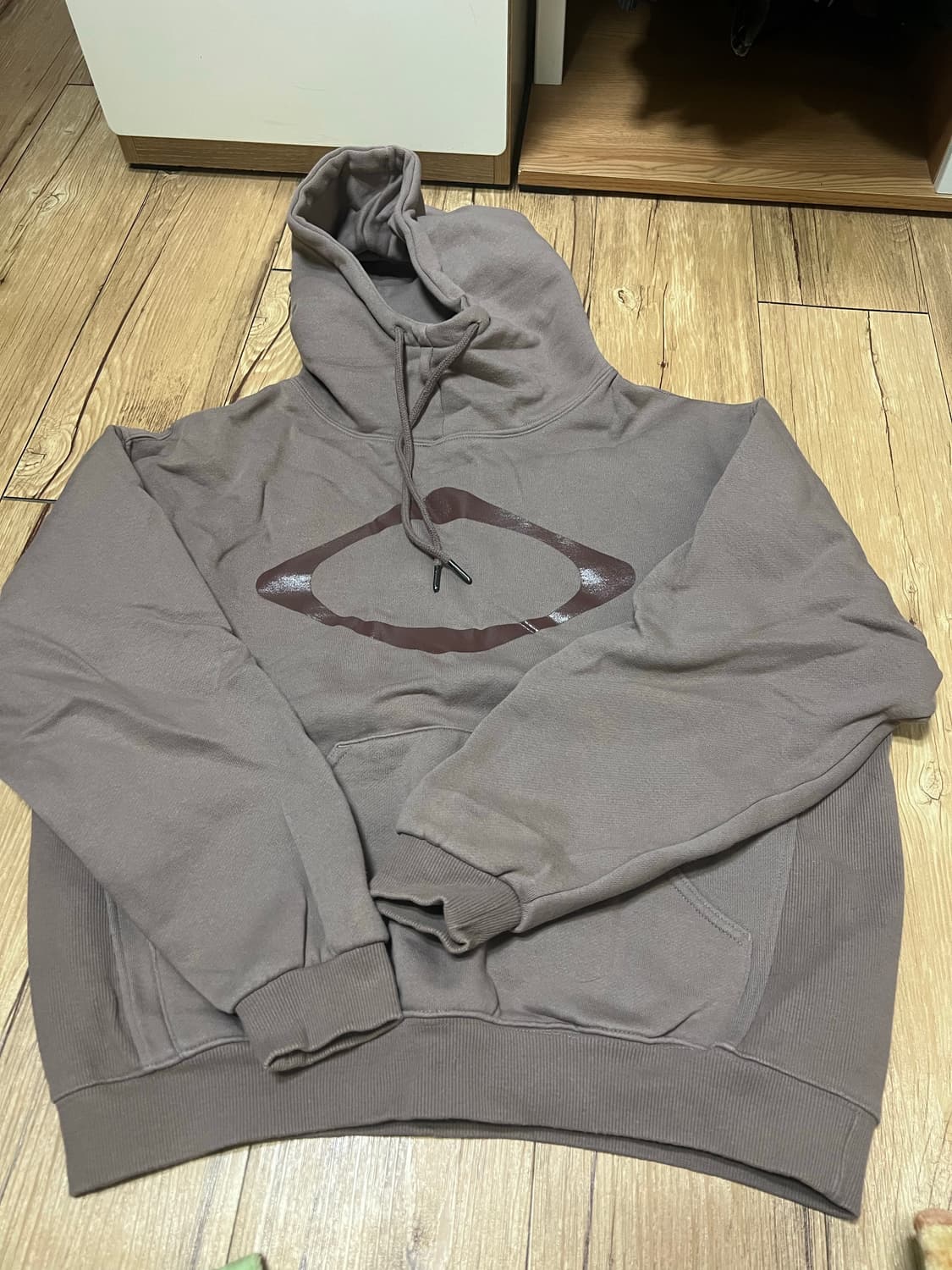 미스치프 롬버스 후드티 로즈브라운  상품이미지2