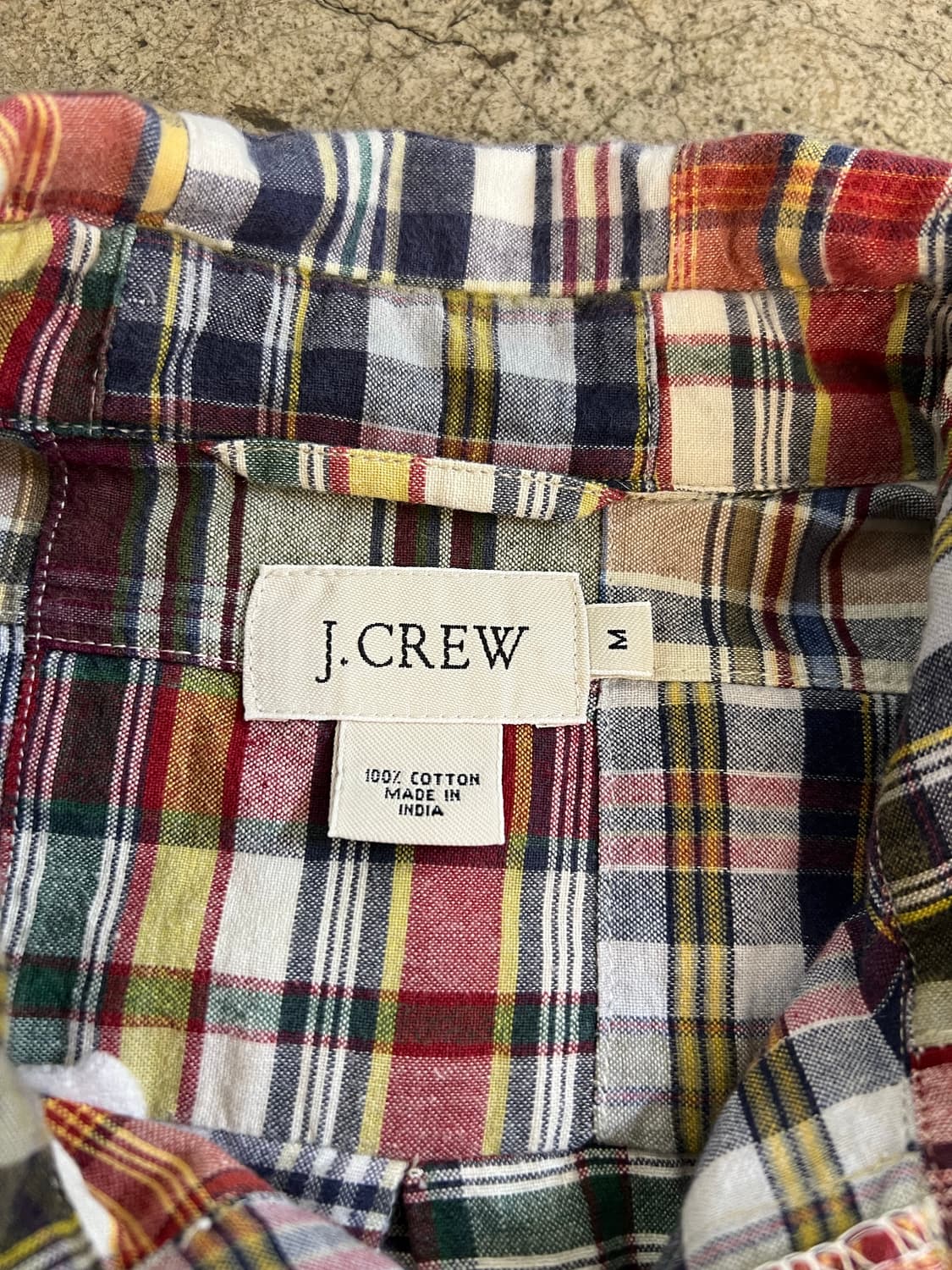 J. CREW 체크 포켓 셔츠 M 상품이미지5