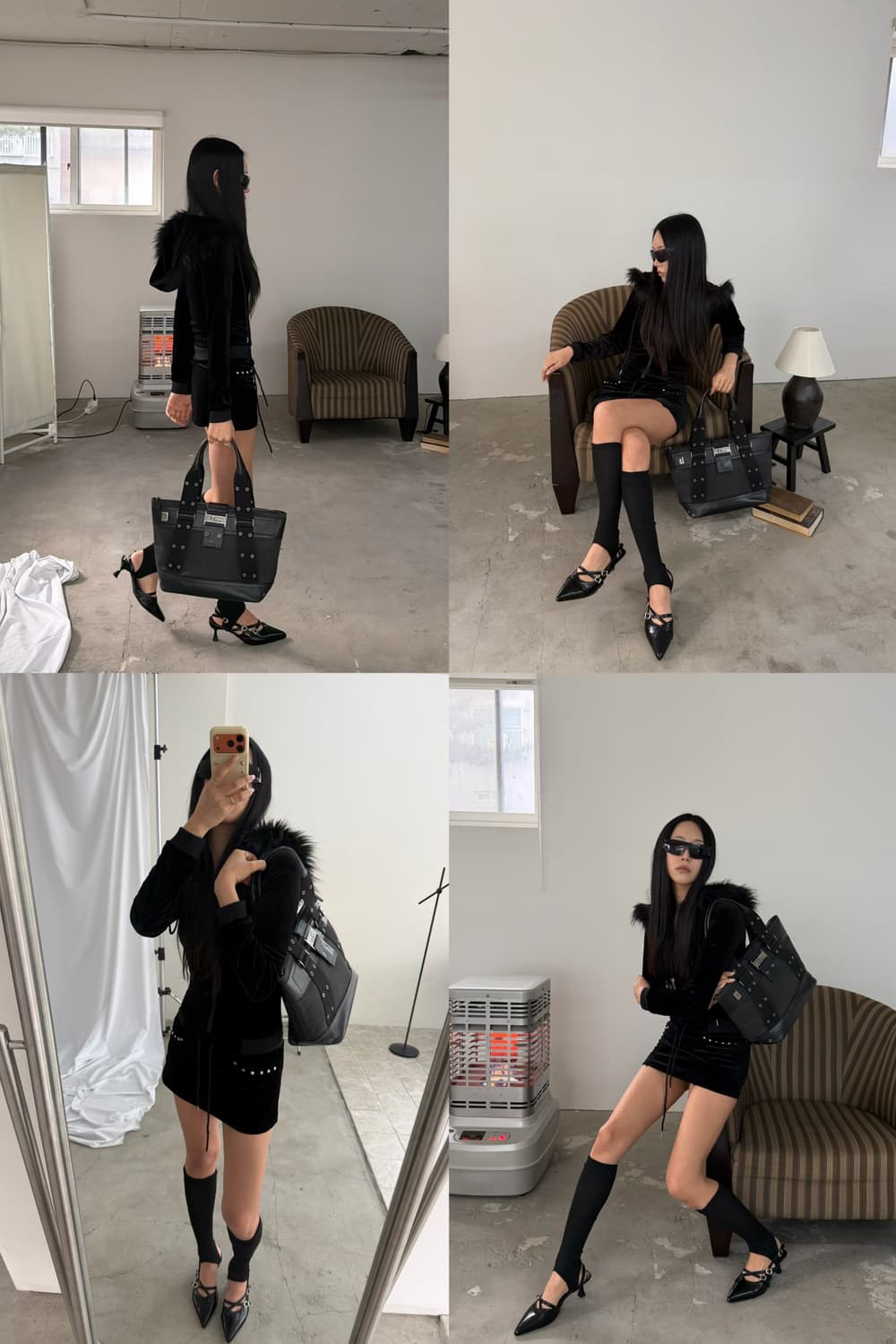 디올 스트릿시크 블랙 토트백 상품이미지2