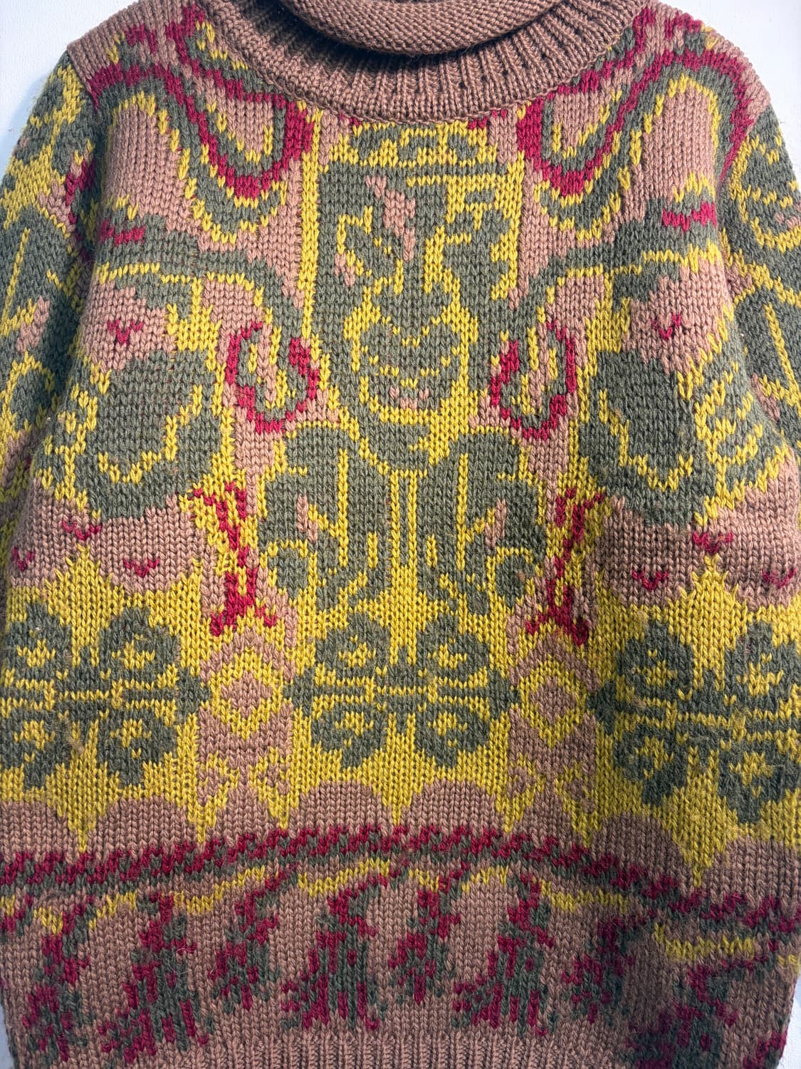  wool 100% vintage 니트  울 100% 상품이미지5