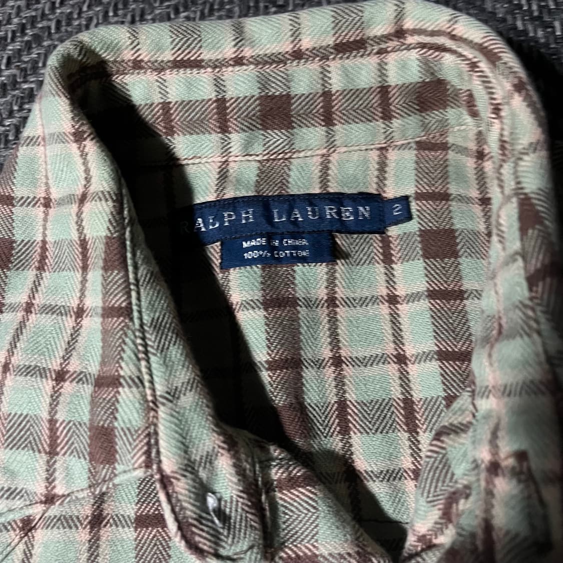 [S] RALPH LAUREN 체크 셔츠 상품이미지4