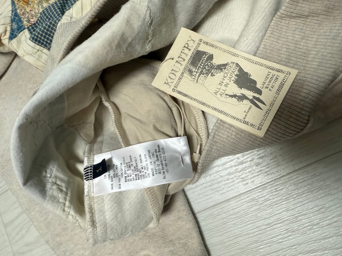 [1] 캐피탈 퀼트 투톤 빅 스웻셔츠 상품이미지6