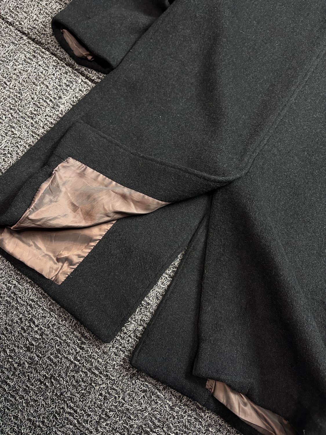 90s 지방시 아카이브 캐시미어 발마칸 롱코트 1984 상품이미지6