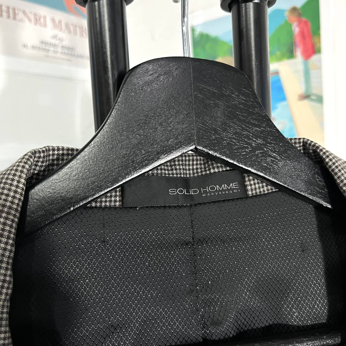 솔리드옴므 체크 블레이저 상품이미지7