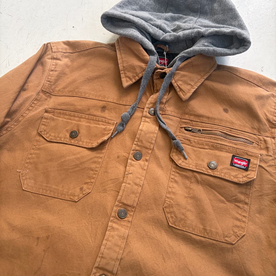 랭글러 빈티지 후드 워크자켓 M 상품이미지5