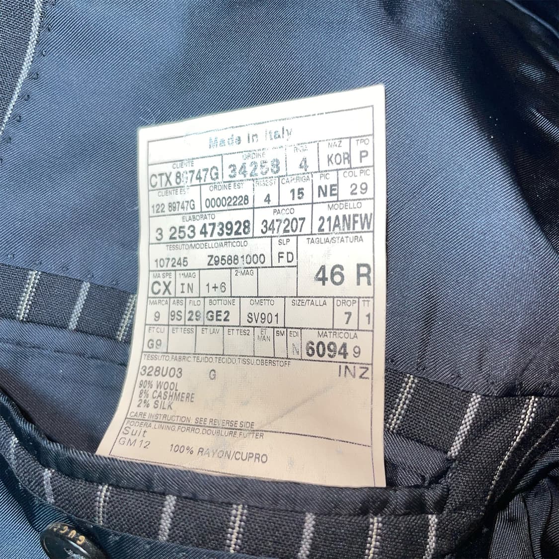 Gucci 00's Pin Striped Blazer 상품이미지5