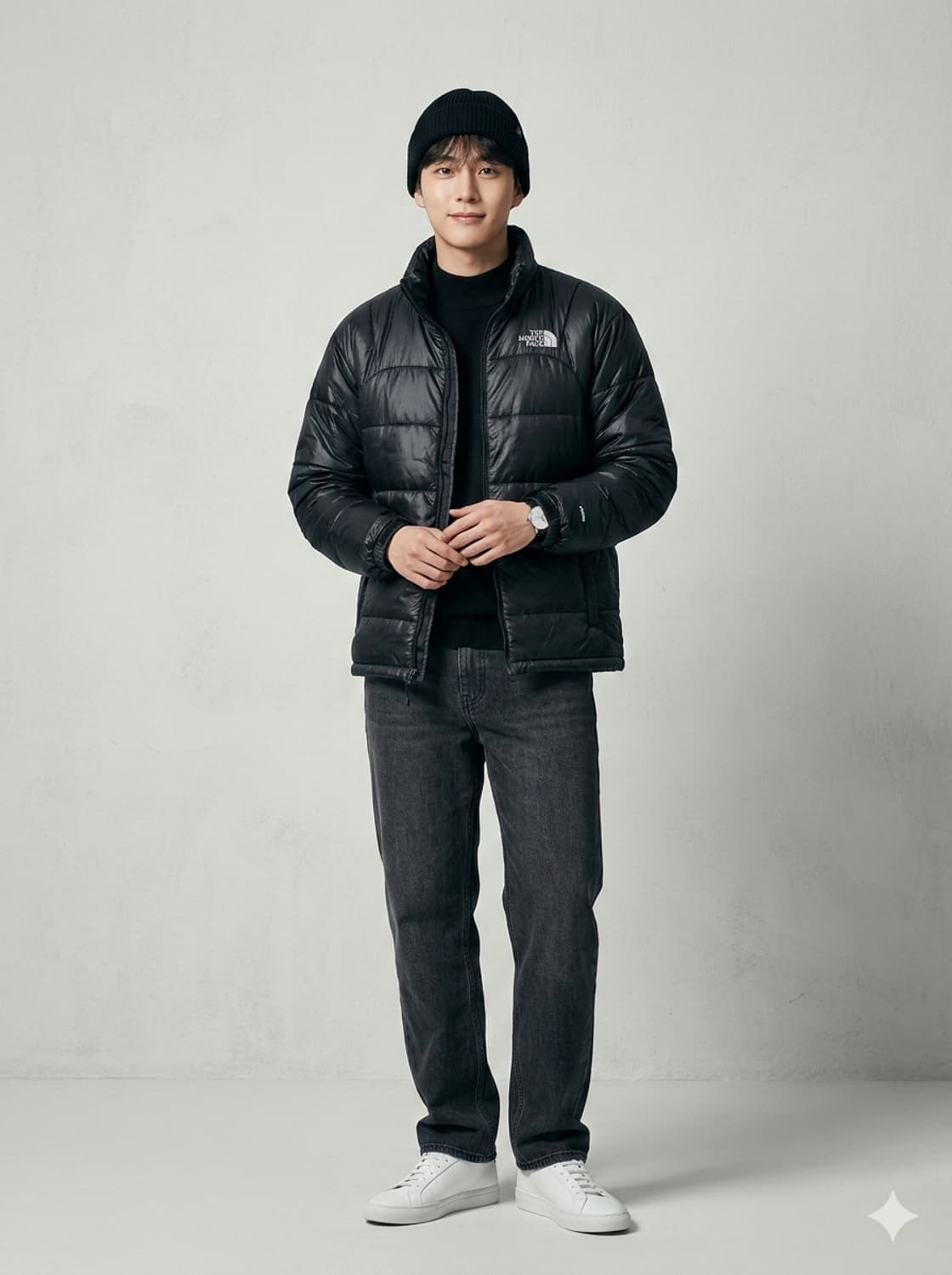 노스페이스 블랙 엑셀로프트 경량 패딩 자켓 상품이미지1