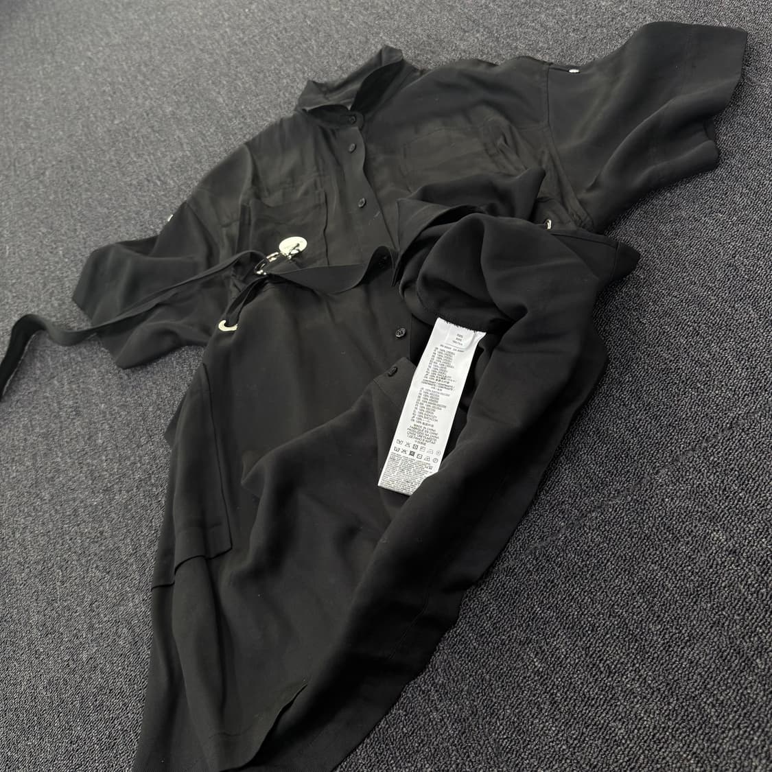 디젤 밸트링 디테일 셔츠 원피스  상품이미지10