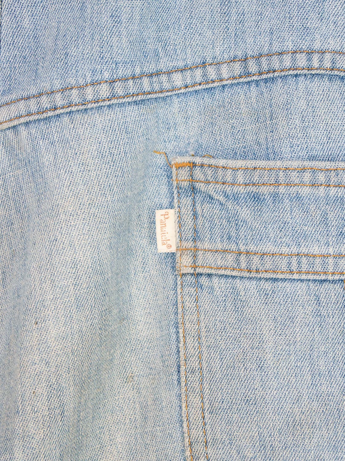 70s Levis 더티 와이드 플레어핏 데님 팬츠 상품이미지8