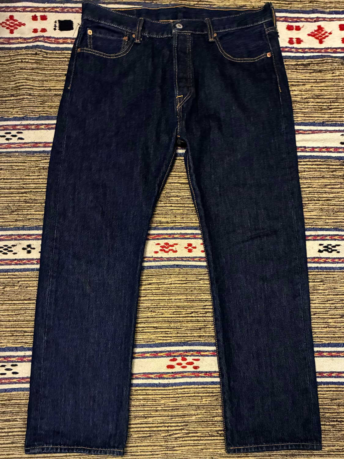 (33~34)Levis 리바이스 501 진청 데님 청바지 스트레이트핏 상품이미지1