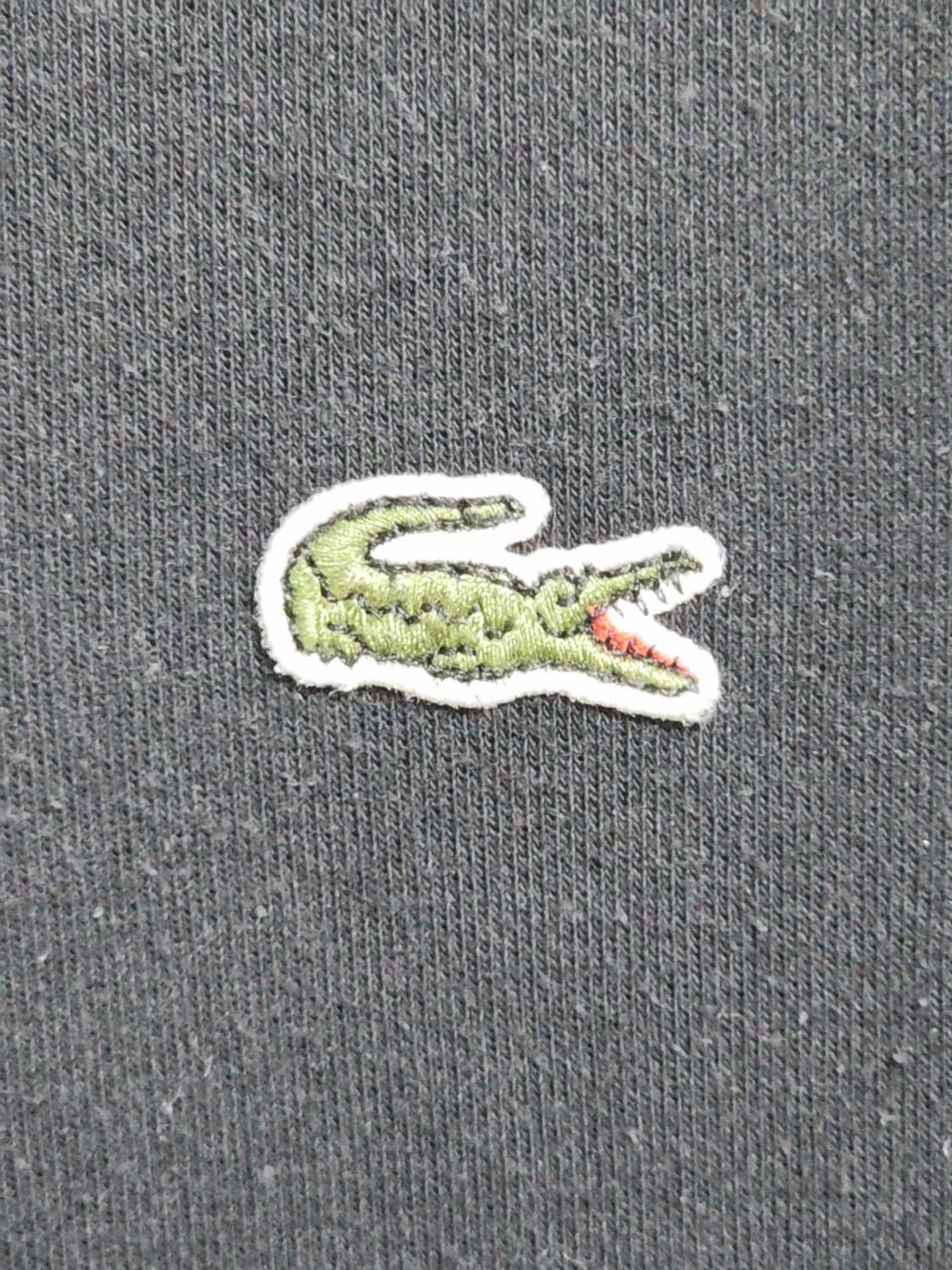 (M) 라코스테 맨투맨 블랙 기모 스웨트 티셔츠  상품이미지4