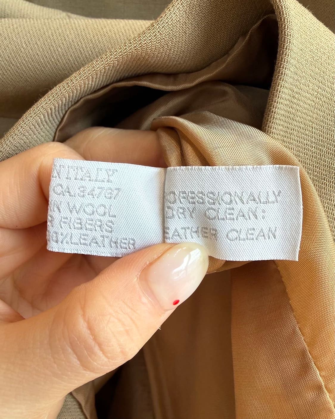 프라다 베이지 벨티드 테일러드 블레이저 자켓  상품이미지10