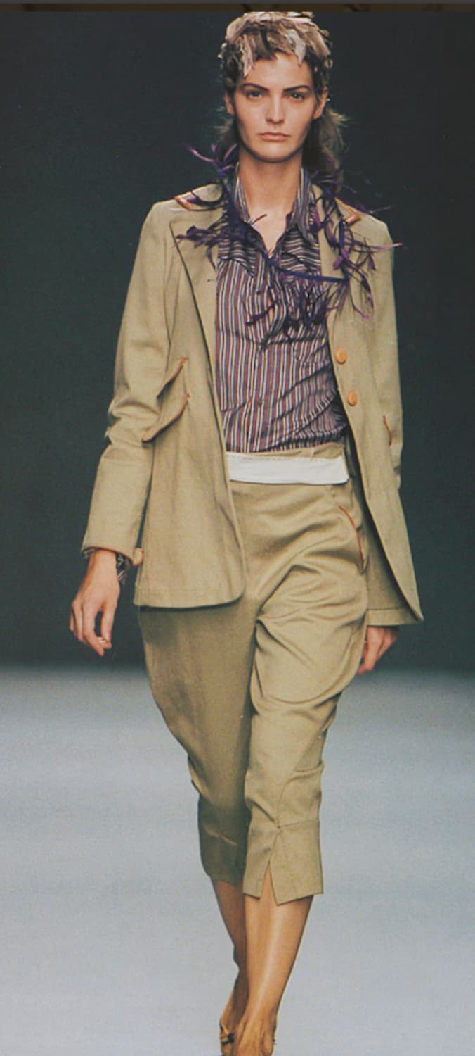 miumiu 2004ssarchive leather piping coat 상품이미지1