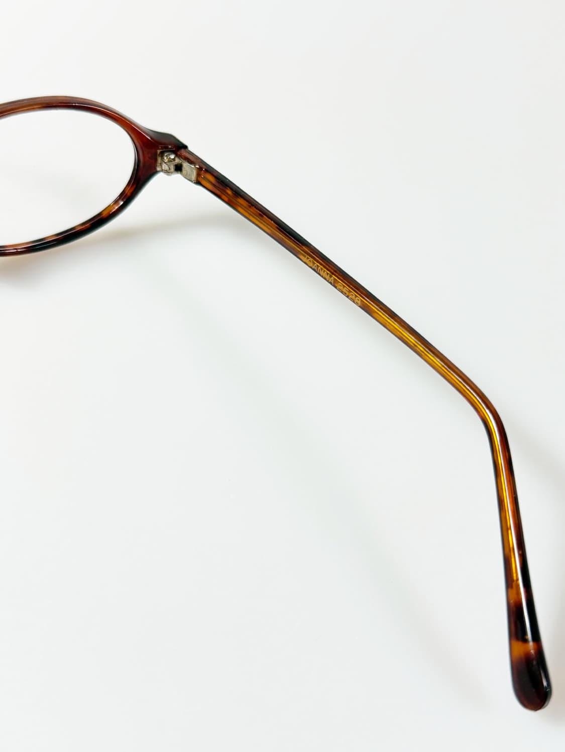 90s JOANNA 토터스쉘 오벌 뿔테 빈티지 안경 상품이미지6