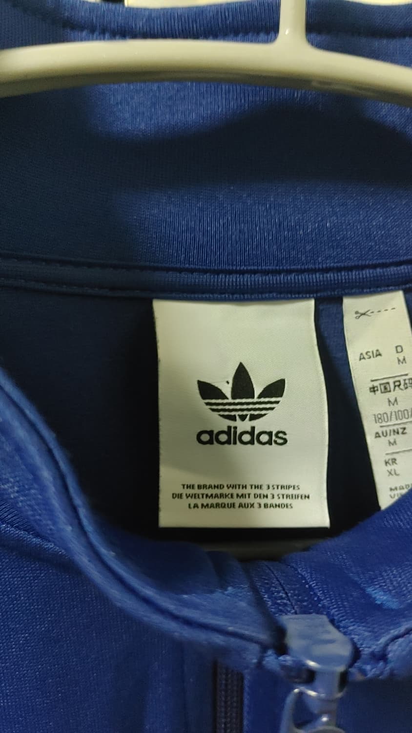 아디다스 블루/블랙 컬러 트랙탑 XL 상품이미지3