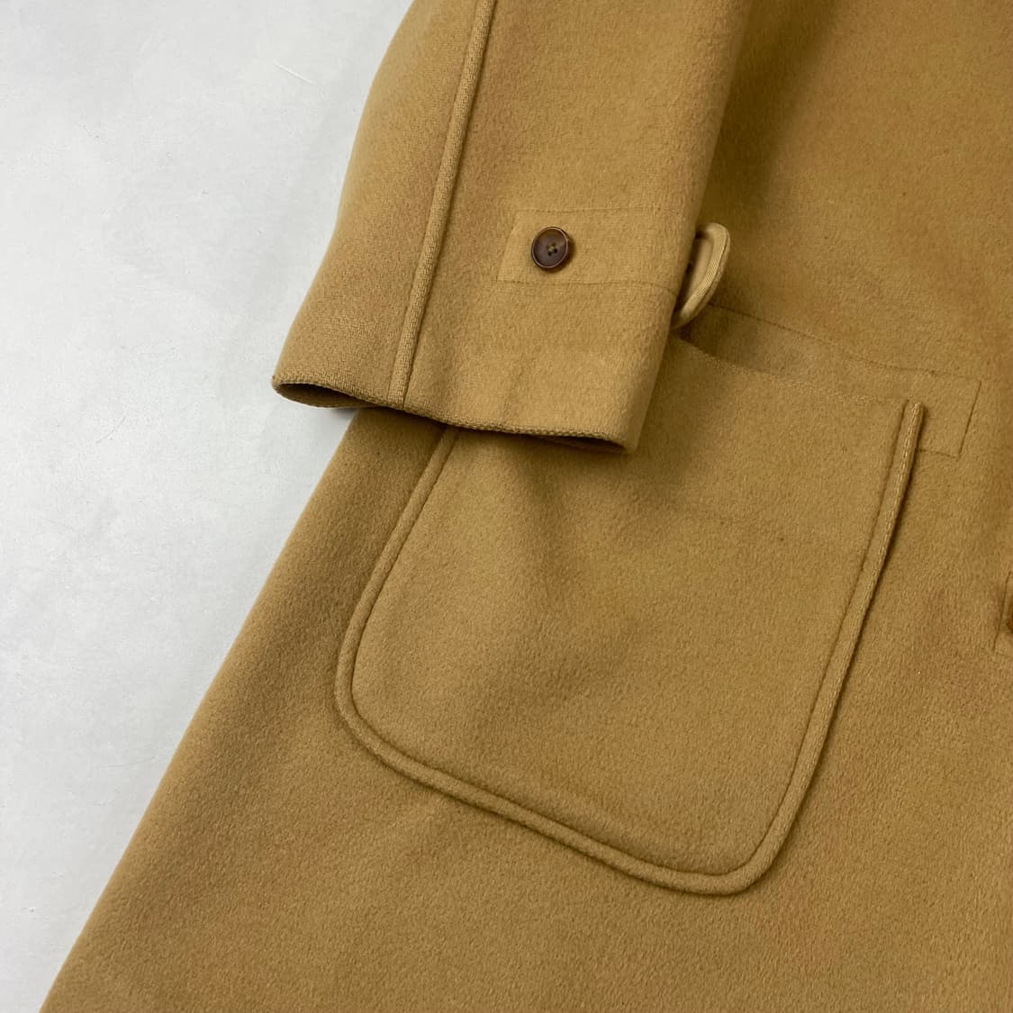 90s 폴로 카멜 모직 더플 코트 (105) 상품이미지3